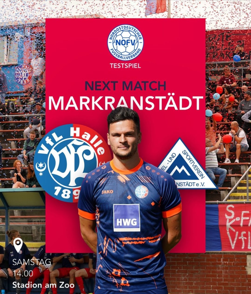 Spielankündigung VfL Halle 96 - SSV Markranstädt